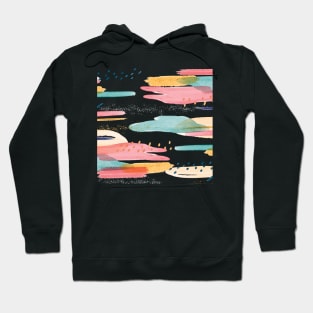 Colorful Brush Strokes Hoodie